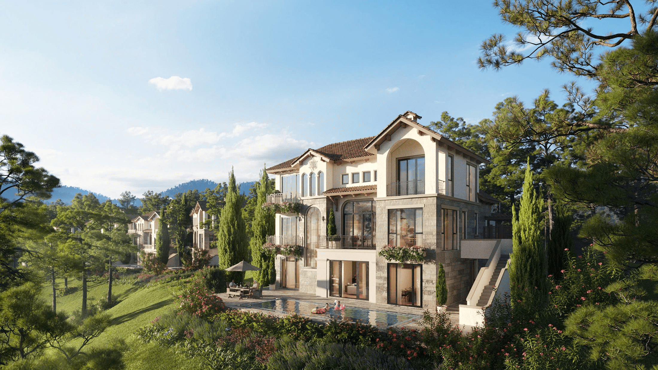 Tại Thanh Xuân Valley cư dân có thể thức dậy mỗi sáng với không khí tinh khiết, đón những tia nắng ấm áp xuyên qua tán thông xanh mướt Tại Thanh Xuân Valley cư dân có thể thức dậy mỗi sáng với không khí tinh khiết, đón những tia nắng ấm áp xuyên qua tán thông xanh mướt
