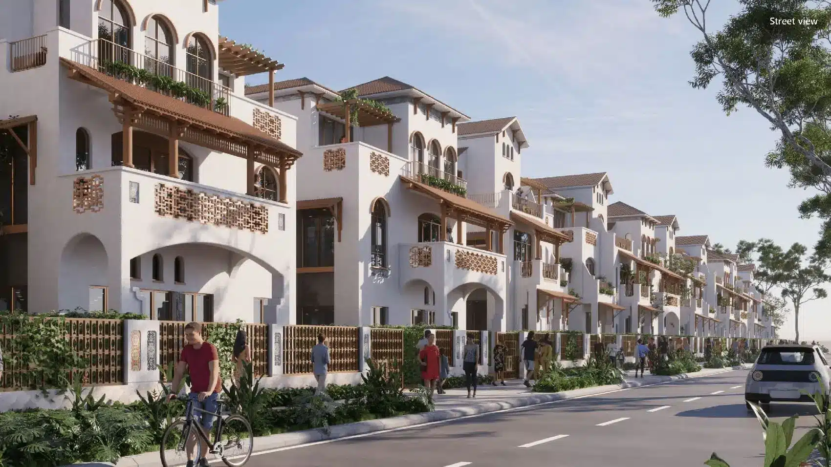 Khu biệt thự ven biển của Blanca City kết hợp nét cổ điển châu Âu và tinh thần bản địa.