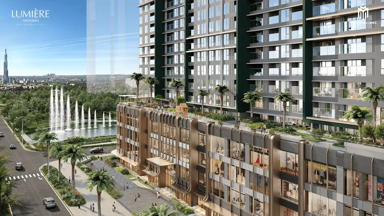 LUMIÈRE Midtown – Nơi chất sống tinh anh hòa quyện cùng thiên nhiên và kiến trúc hiện đại tại The Global City.