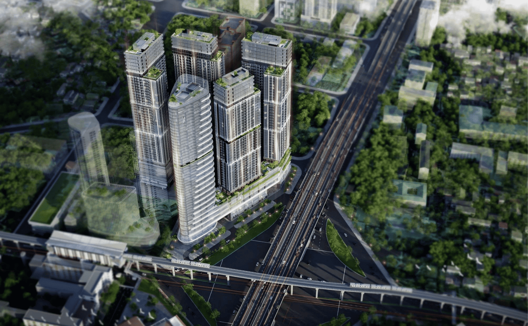 Sun Feliza Suites là “viên ngọc kim cương” với vị trí đắc địa tại ngã tư Phạm Hùng – Xuân Thủy – Trần Quốc Vượng.