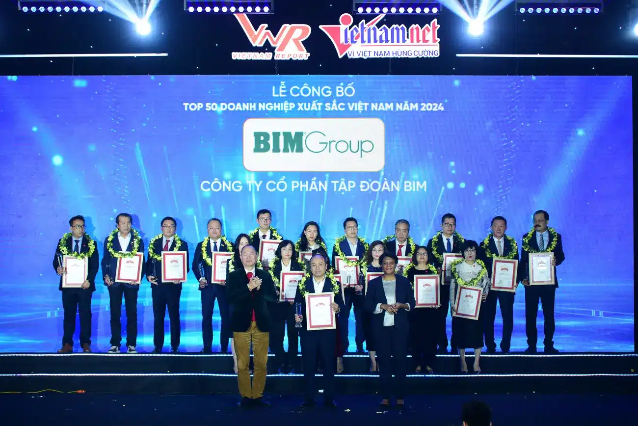 BIM Group vinh danh Top 50 doanh nghiệp hàng đầu Việt Nam năm thứ 3