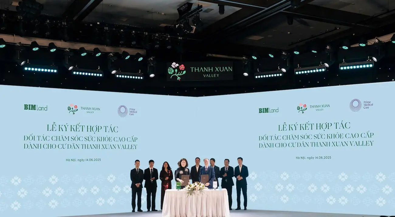 Lễ ký kết hợp tác chăm sóc sức khoẻ cao cấp cho cư dân tại dự án Thanh Xuân Valley.